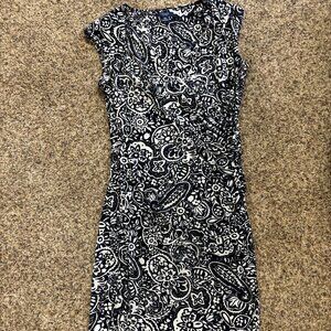 Chaps Paisley Wrap Dress - Women's Size L - 1942